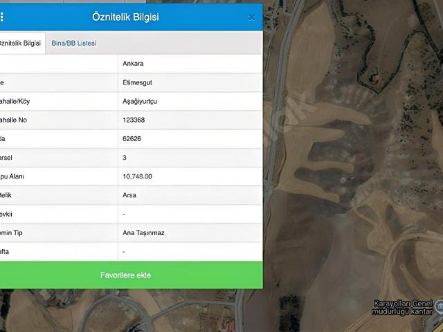 Etimesgut, Ankara içerisinde satılık Arsa