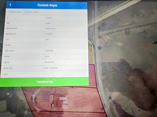 Ayaş, Ankara içerisinde satılık Arsa