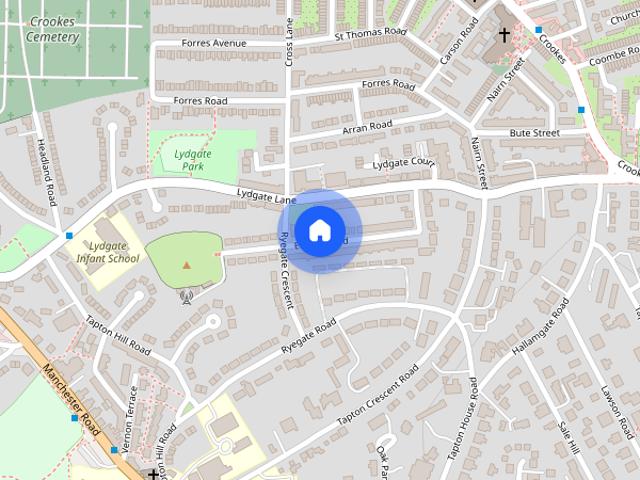 House for rent in Crookes, South Yorkshire