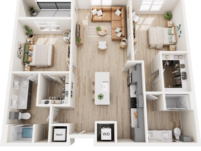 Apartment for rent in Manor