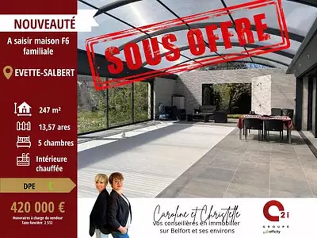 Maison vente à Belfort, Evette-salbert