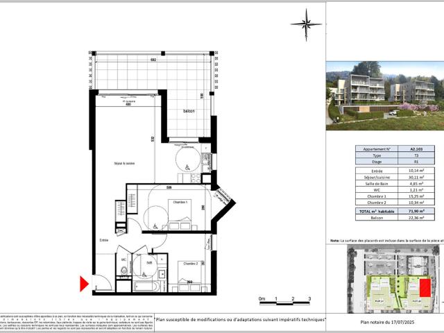 Appartement vente à Thonon-les-Bains, Evian-les-bains
