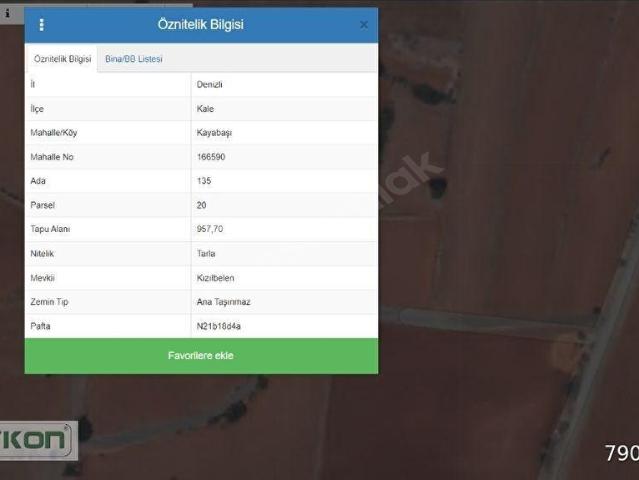 Beyağaç, Denizli içerisinde satılık Arsa