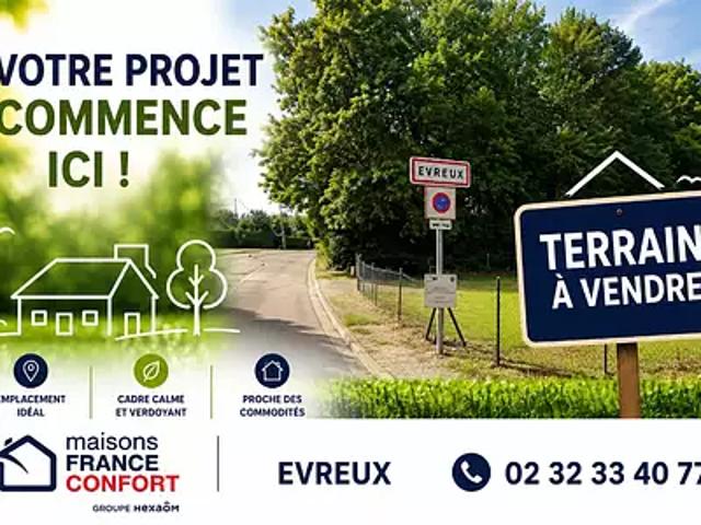 Terrain vente à Évreux, Evreux