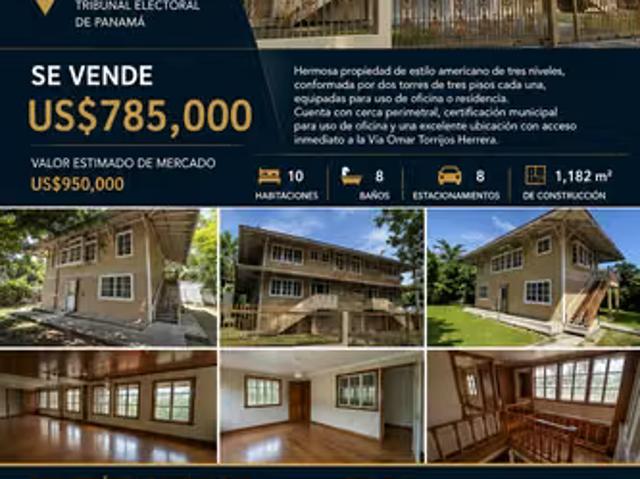 Casa venta en Ciudad de Panamá, Panamá