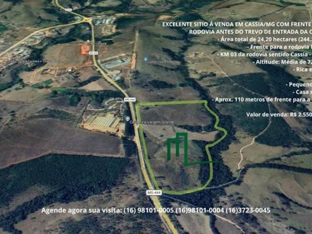 Sítio e chácara venda em Distrito Industrial III, Cássia