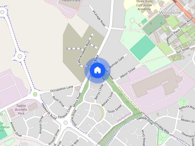 House for rent in Swadlincote, South Derbyshire