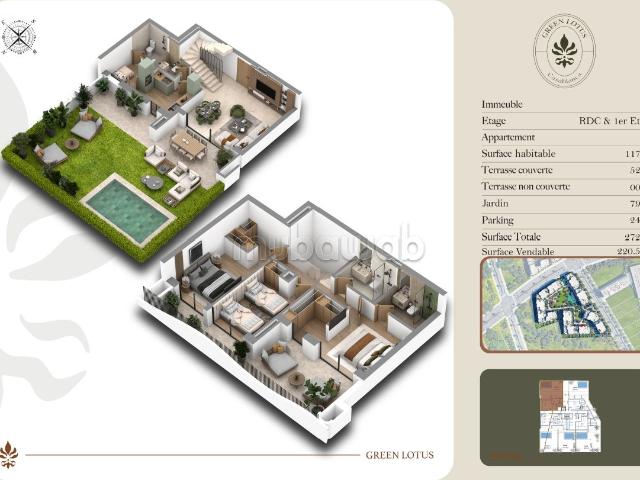 Appartement vente à Anfa, Gharb-Chrarda-Beni Hssen