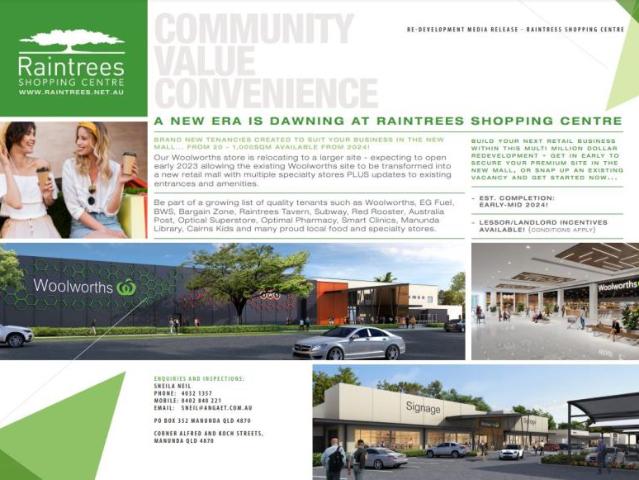 Retail for rent in Cairns, Queensland