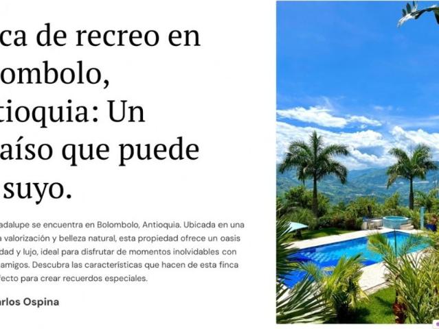 Exclusiva casa de campo en venta Venecia, Colombia