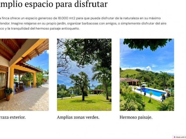 Exclusiva casa de campo en venta Venecia, Colombia