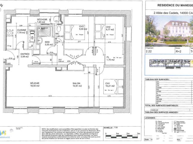 Appartement location à Jardin des Plantes, Caen