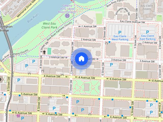 Apartment for rent in Eau Claire, Calgary