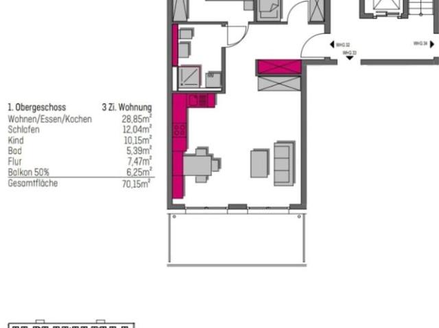 Etagenwohnung kaufen in Hanau, Innenstadt
