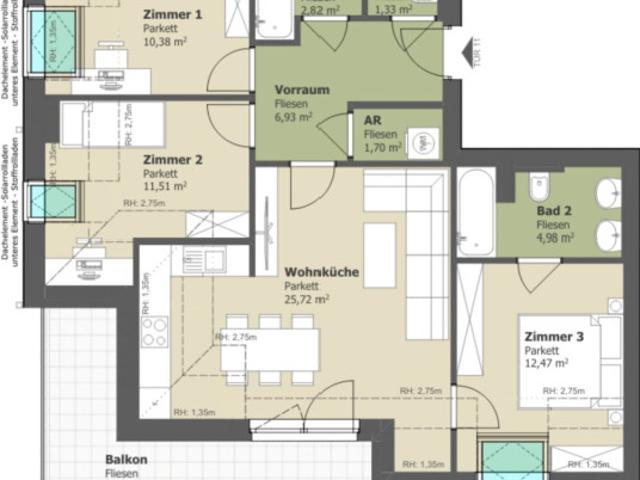 Dachgeschosswohnung kaufen in St. Andrä-Wördern, Niederösterreich