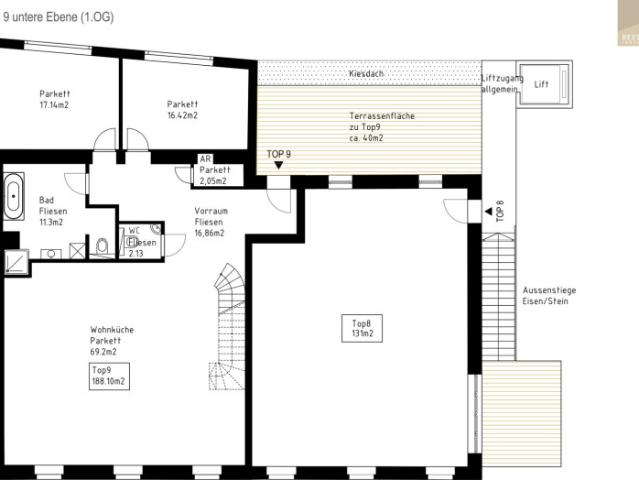 Dachgeschosswohnung kaufen in Baden, Niederösterreich