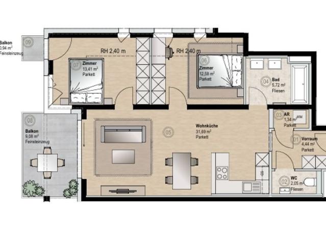 Wohnung kaufen in Seestadt, Wien