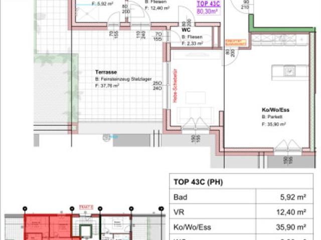 Penthouse mieten in Feldkirchen bei Graz, Abtissendorf