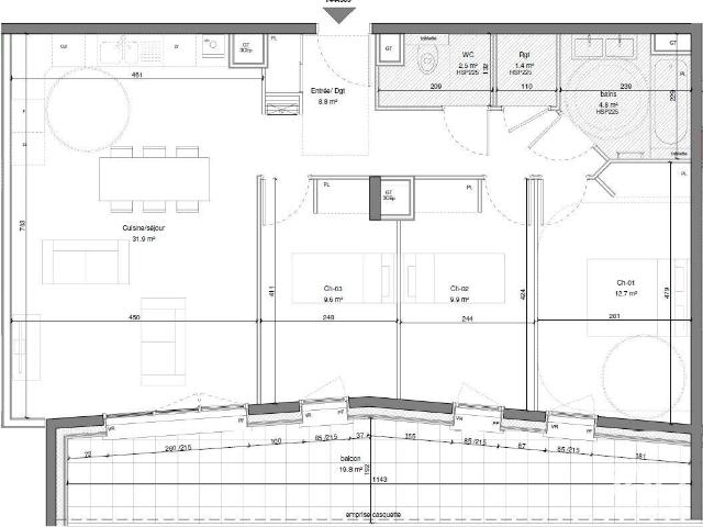 Appartement vente à Grenoble, Eybens