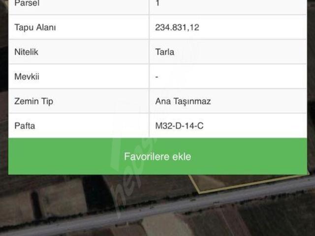 Bahçeli Mahallesi, Ereğli içerisinde satılık Arsa