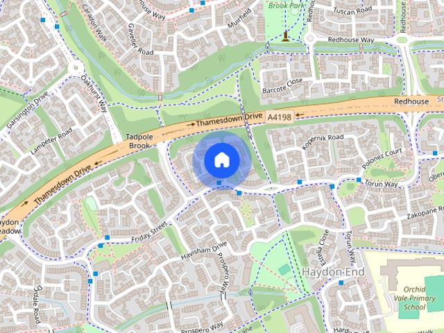 House for rent in Haydon End, Abbey Mead