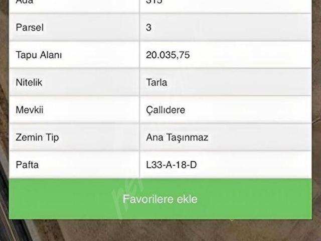 Niğde Merkez, Niğde içerisinde satılık Arsa