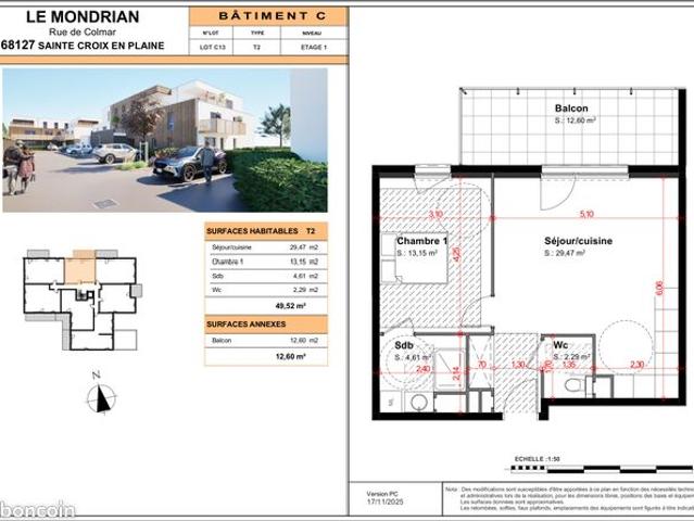 Appartement vente à Colmar-Ribeauvillé, Sainte-croix-en-plaine