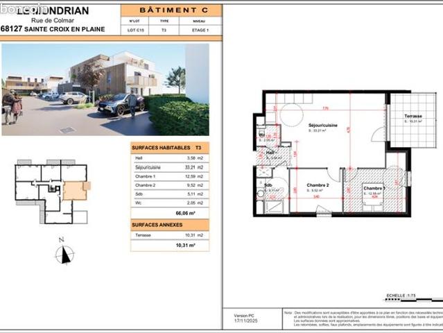 Appartement vente à Colmar-Ribeauvillé, Sainte-croix-en-plaine