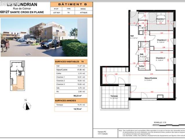 Appartement vente à Colmar-Ribeauvillé, Sainte-croix-en-plaine