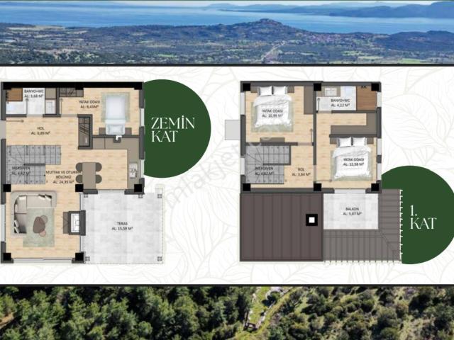 Ayvacik, Çanakkale içerisinde satılık Villa