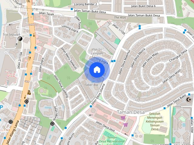 Apartment for rent in Taman Desa, Kuala Lumpur
