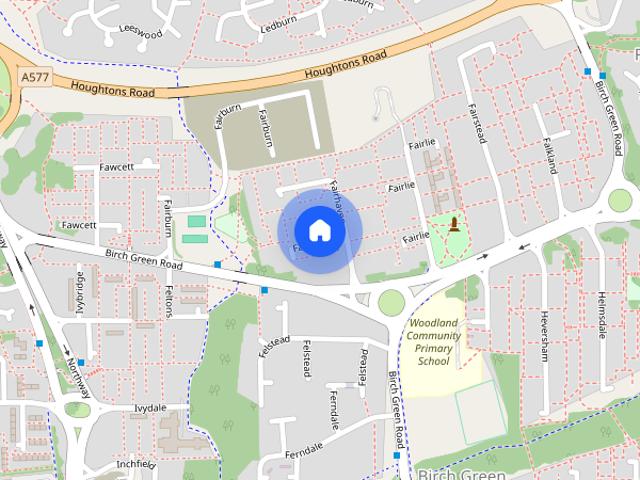 House for rent in Birch Green, Roby Mill