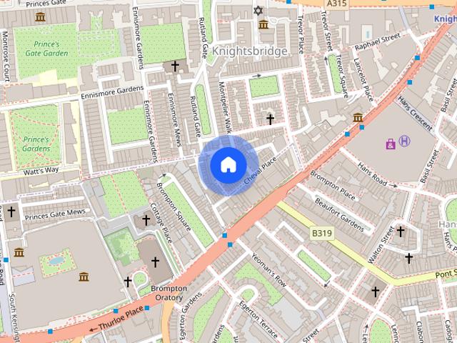 House for rent in Knightsbridge, Greater London