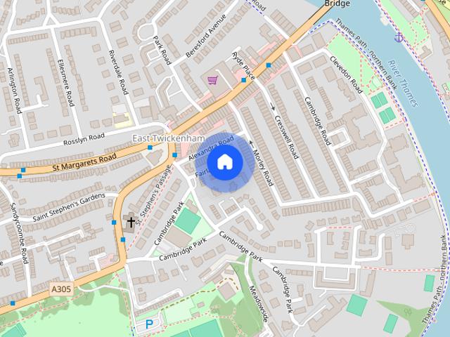 House for rent in St Margarets, Greater London
