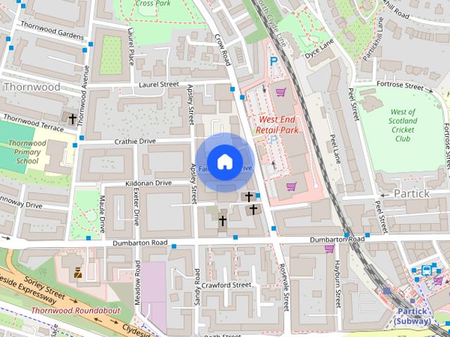 Apartment for rent in Thornwood, Glasgow