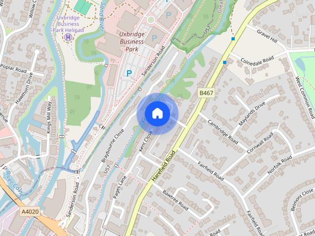 House for rent in Uxbridge, London Borough of Hillingdon
