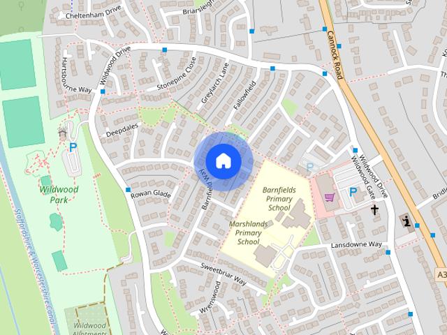 House for rent in Baswich, Staffordshire