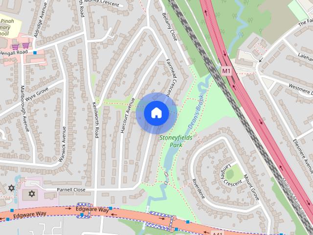 Apartment for rent in Broadfields, Greater London