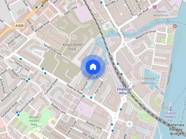 Apartment for rent in Chelsea Creek, Greater London