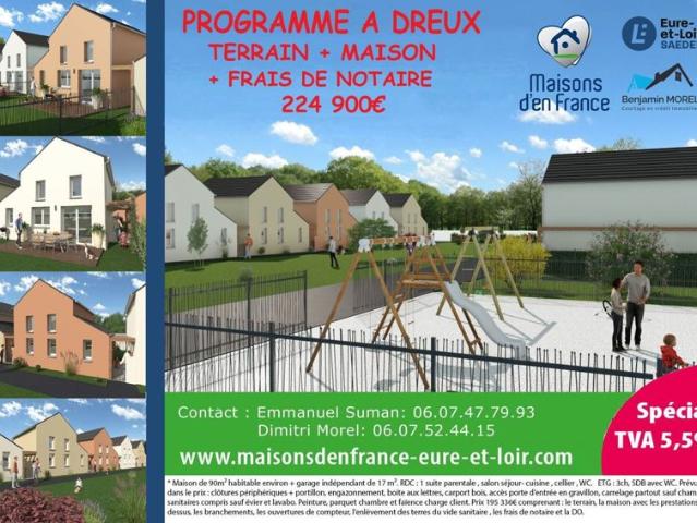 Maison vente à Chartres, Yermenonville