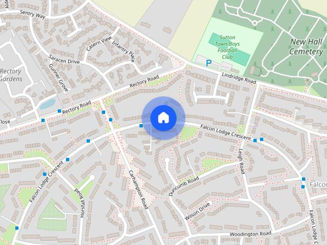 House for rent in Falcon Lodge, Sutton Coldfield