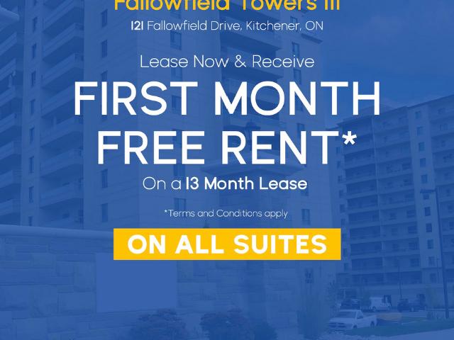 Apartment for rent in Kitchener, Ontario