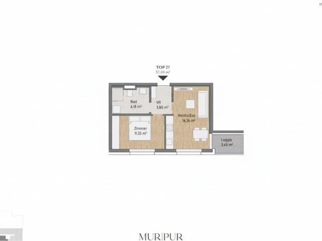Wohnung kaufen in Gries, Gersdorf-Feistritz