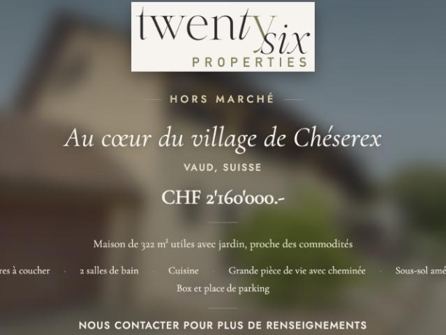 Haus kaufen in Chéserex, Waadt