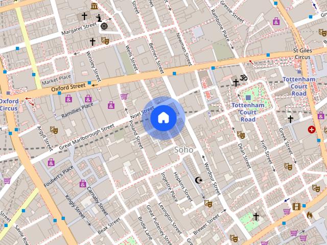 Apartment for rent in Soho, Greater London