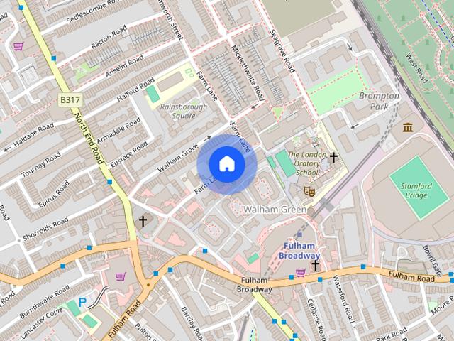 Apartment for rent in Fulham, Walham Green