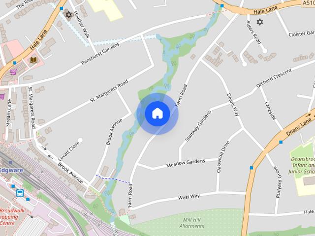 House for rent in The Hale, Greater London