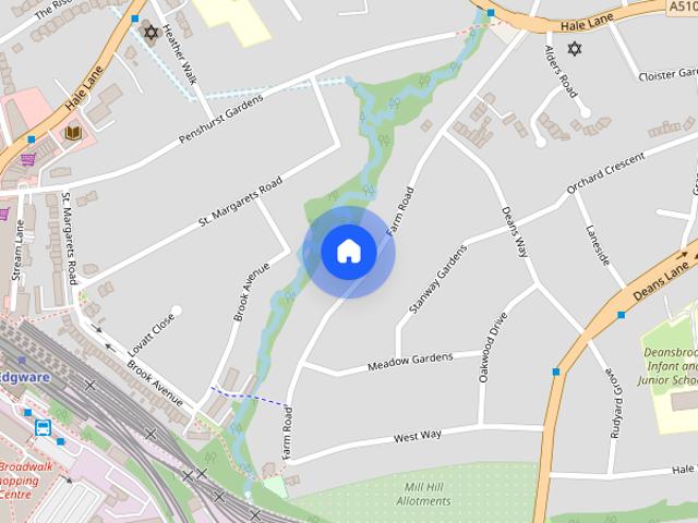 House for rent in The Hale, Greater London