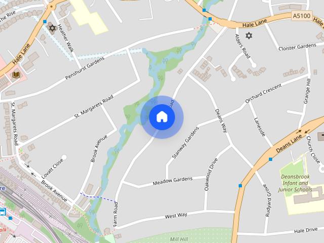 House for rent in The Hale, Greater London