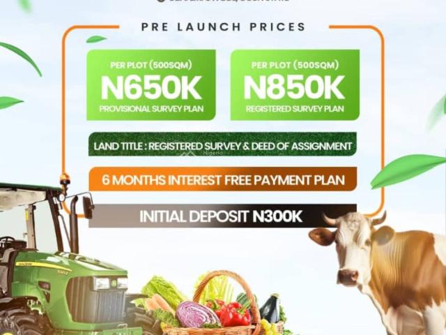 Land for sale in Ogun